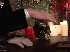 Horror Shop Hosts Intense Spit Roasts With Teen Blowjob Cumshot Doggystyle Facial Handjob Riding Stockings