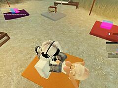 In this wild 91 roblox porn scene a blonde shakes her ass while riding in doggystyle for deepthroat anal sex