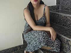 Adorable indian sara 18 yo teen feels intense passion as step dad fucks her wet pussy in cowgirl. She craves his licks and creampie in hindi hardcore