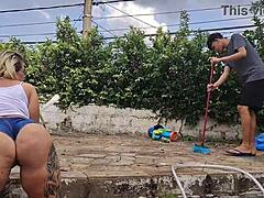 Novinho virgem inocente, I let him fist my ass in exchange for his slingshot 😈 see in private or rd