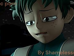 Toga Face with Deku in an Intriguing Encounter