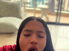 She Just Wants To Enjoy The Huge Cock Of Her Appreciated Neighbor With Pov Blowjob And Facial Cumshot