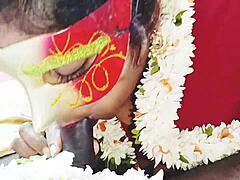 嘿，看印度纱丽人妻偷老公爸超赞口交加骚话