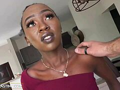 big black ass teen 18+ sits on producers big cock at modeling audition