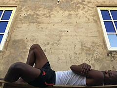 Hey, I just fucked this bad bitch outdoor until she squirted everywhere 😂