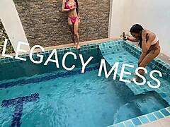 Hey, check out this hot ladyboy Nang taking massive cock in anal doggystyle action.