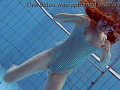 Sexy Petite Russian Teen Libuse With Small Tits Underwater