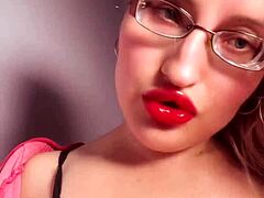 hey check these perfect lips with red gloss they're all about that lipstick fetish and findom vibe 💄💋