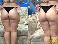 ARABELLA MOON DOES POV ANAL AND PUSSY MASTURBATION WITH DILDO IN VEGAS