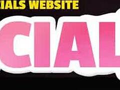 Cum-loving petite whore takes facial from two cocks in missionary pounding