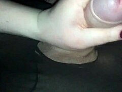 Amature Cum In Pantyhose Lingerie Fast Handjob