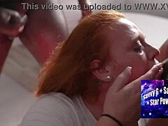 Bathroom Blowbang With Voluptuous Redhead Julie Ginger! Fat Curvy Bbw Takes Big Black Cock In Gangbang Deepthroat!