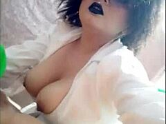 The Old Woman Gets Intense Vaginal Sex While Held by Legs for Deep Tight Penetration