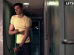 Romanian chick Anya Krey gets banged by her big dick roommate in a horny holiday session with riding and cum on ass.