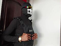 colombian woman dances sensually with cuban man at nightclub