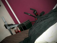 Curved Cock Plunges Deep into Tight Black Toy - Massive Cumshot Explosion!