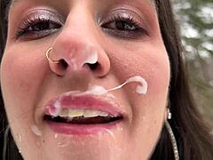 Whoa, check out this cum on face compilation with mouth cumshots and swallowing loads 😏