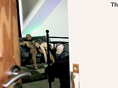 Dru bangs Ryder in UK teen interracial POV with spanking and ass shaking