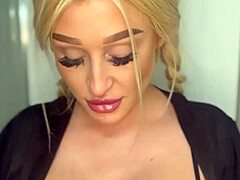 I feel so horny as this college girl sucks eagerly on that big banana