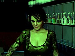 corlan plays tales from the deep eve part 4 with her shaved mature pussy exposed