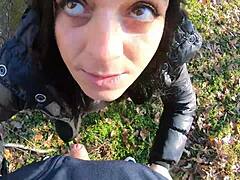 Curvy Latina Milf Mommy Housewife Sucks Cum Facial in Risky Outdoor Sloppy Blowjob Compilation