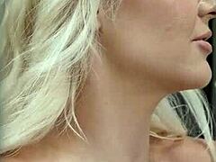 blonde stepmom slimthick vic bends for nerdy black friend's big cock doggystyle