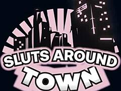 Wanna see your cheating girlfriend get her throat wrecked by the office jerk?