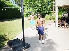 WET LATINA BRUNETTE GAGS On BLACK COCK Deepthroat Face Fuck Cumshot Facial