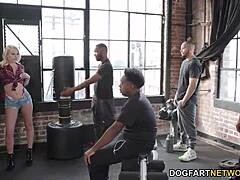 Dixie Lynn Gangbanged by Big Black Cocks