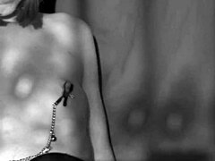 sexy mature milf toys her huge beautiful black ass in stockings fetish cinema solo