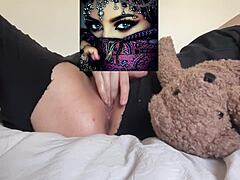 Strawberry Stuffed In Dripping Tight Arab Teen Pussy While Missing Dick In La
