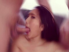 May Thai's wild 4on1 DAP squirt gape creampie swallow! 💦😈