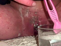 wanna watch me shave my pierced wet pussy lips smooth?