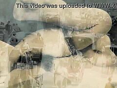 Vintage Erotic Scenes from Retro Antique Collections Displayed