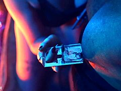 beautiful lesbian gags on deepthroat heels licks feet with nipple clamps