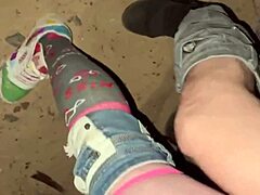 Skinny 18yo Slut Fucks Foreign Teacher Hard Publicly On Florida Beach