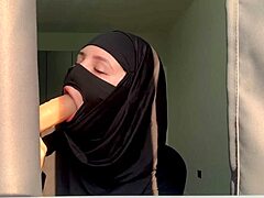 yo slutty muslim teacher 😍 deepthroating like a pro choking on that dick till she gags hard 🔥