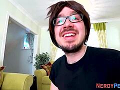 Innocent british newbie tricked into first amateur handjob reality rub