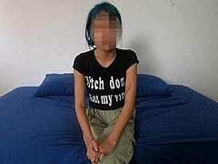 Just turned 18 latina cutie here to try cock for first time??