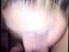 tiffany's lips wrap tight around jonb's throbbing fat cock