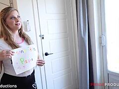 Pegas Camille Angel Bounces Big Tits in Solid Pounding