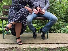 Curvy Fat Mommy Milf Gets Natural Protein Cumshot Handjob from Son-in-Law