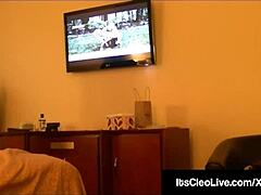 cam cutie its cleo, suck my cock deep then take facial cumshot!