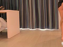 big ass latina stepmom rides stepson's huge cock in kitchen after boner tease