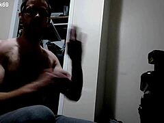 HungHank69 Muscular Black Cowboy Lover Rides Monster Big Dick Cock Workout