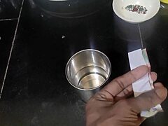 Bhabhi ji gulps sleep pills in milk then gets thrashed missionary to orgasm