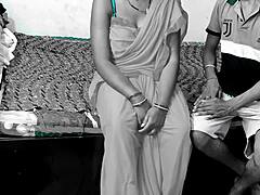 what happens when super sexy big tits bhabhi catches devar alone with wet pussy ready for creampie fuck?