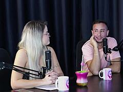 Charllottye sheer red starts as escort filming with women in bdsm lingerie group glamour