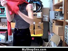 Loss Prevention Officer Fucks Caught Shoplifting Teen