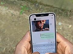 horny british bbw couple chats nudes then balcony ass fuck